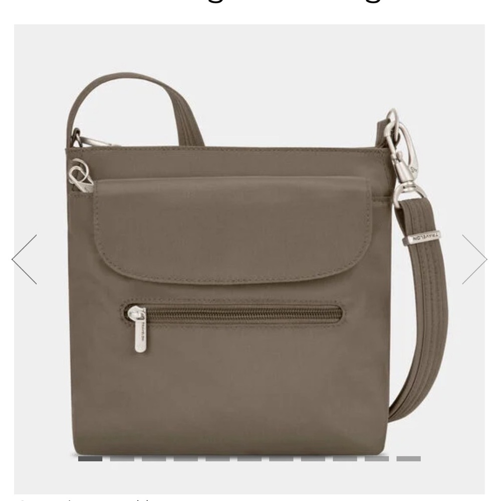 Travelon Nutmeg Anti-Theft Crossbody Bag